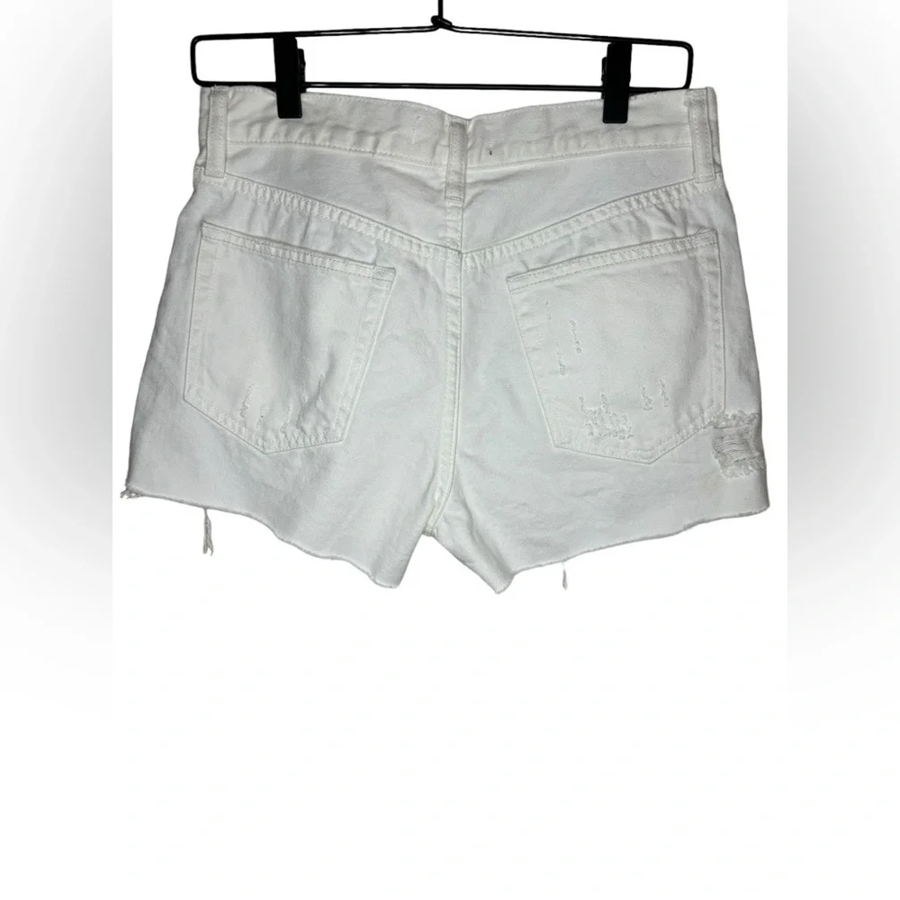 Free People We The Free Sophia Distressed Shorts Size 28 White